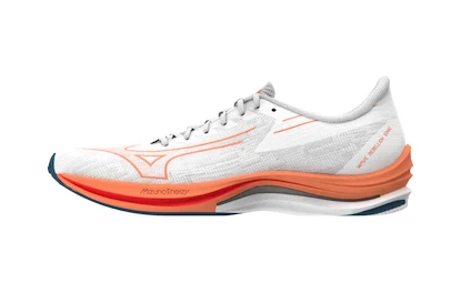 Herren Laufschuhe Mizuno Wave Rebellion Sonic White/Light Orange/Blue Ashes  UK 6