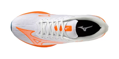 Herren Laufschuhe Mizuno Wave Rebellion Sonic White/Light Orange/Blue Ashes  UK 6