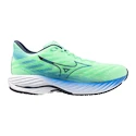 Herren Laufschuhe Mizuno  Wave Rider 28 Neo Mint/Frontier Blue/Vintage  UK 10,5