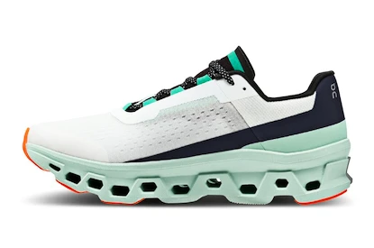 Herren Laufschuhe On Cloudmonster Undyed-White/Creek