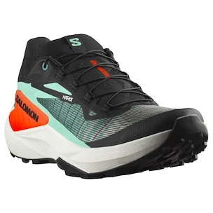 Herren Laufschuhe Salomon Genesis Black/Electric Green/Cherry Tomato
