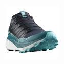 Herren Laufschuhe Salomon THUNDERCROSS Carbon/TahitianTide/Peacock Blue