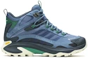 Herren-Outdoorschuhe Merrell  Moab Speed 2 Mid Gtx Steel Blue  UK 11