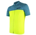 Herren Radtrikot Sensor  Cyklo Motion Blue/Neon Yellow