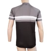 Herren Radtrikot  Sensor  Cyklo Summer Stripe Black/Grey