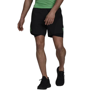 Herren Shorts adidas  Adizero Two-In-One Black