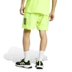 Herren Shorts adidas  Club 3 Stripes Short Lucid Lemon