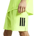 Herren Shorts adidas  Club 3 Stripes Short Lucid Lemon
