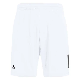 Herren Shorts adidas Club 3 Stripes Short White
