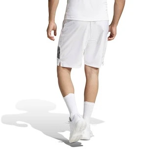 Herren Shorts adidas  Club 3 Stripes Short White S