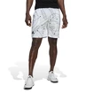 Herren Shorts adidas  Club Graphic Short White