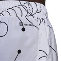 Herren Shorts adidas  Club Graphic Short White