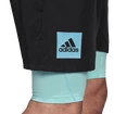 Herren Shorts adidas  Paris 2 in 1 Short Carbon