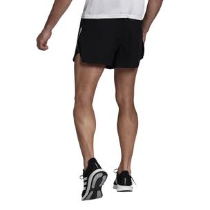 Herren Shorts adidas  Run Fast Reflective Split Shorts Black