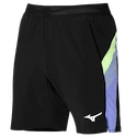 Herren Shorts Mizuno  Release 8 in Amplify Black/Techno Green