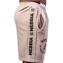 Herren Shorts Nebbia NEBBIA x OLYMPIA Washed Sweat Shorts LEGEND 786 light grey