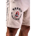 Herren Shorts Nebbia NEBBIA x OLYMPIA Washed Sweat Shorts LEGEND 786 light grey