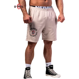 Herren Shorts Nebbia NEBBIA x OLYMPIA Washed Sweat Shorts LEGEND 786 light grey