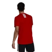 Herren T-Shirt adidas Aeroready 3-Stripes Back Tee Scarlet