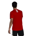 Herren T-Shirt adidas Aeroready 3-Stripes Back Tee Scarlet