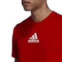 Herren T-Shirt adidas Aeroready 3-Stripes Back Tee Scarlet