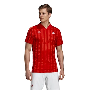 Herren T-Shirt adidas  Freelift Tee Aeroready Scarlet