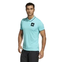 Herren T-Shirt adidas  Paris Freelift Polo Aqua