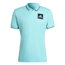 Herren T-Shirt adidas Paris Freelift Polo Aqua
