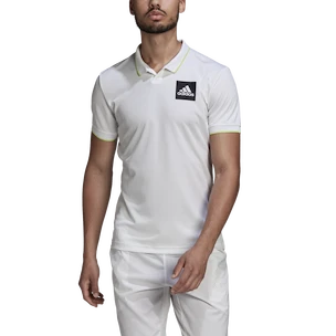 Herren T-Shirt adidas  Paris Freelift Polo White M