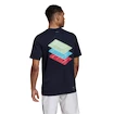 Herren T-Shirt adidas PD Illustrati Navy