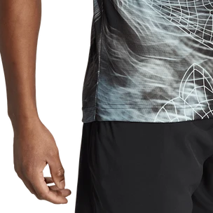 Herren T-Shirt adidas  Printed Tee Pro Black
