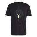 Herren T-Shirt adidas  Rackets Graphic Tee Black L