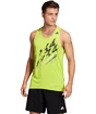Herren T-Shirt adidas  Speed Singlet green