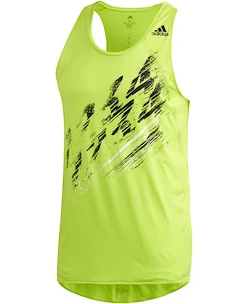 Herren T-Shirt adidas  Speed Singlet green