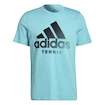 Herren T-Shirt adidas  Tennis Category Graphic T-Shirt Aqua