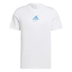 Herren T-Shirt adidas  Thiem Graphic Tee White