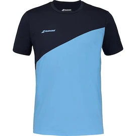 Herren T-Shirt Babolat Drive Crew Neck Tee Men Drive Blue