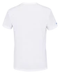 Herren T-Shirt Babolat  Exercise Big Flag Tee Men White