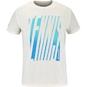 Herren T-Shirt Babolat  Exercise Message Tee Men Cannoli Cream
