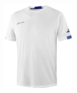 Herren T-Shirt Babolat  Play Crew Neck Tee Men White/White M