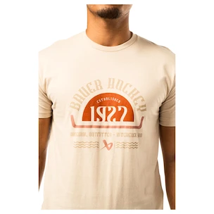 Herren T-Shirt Bauer  Graphic Tee Cream