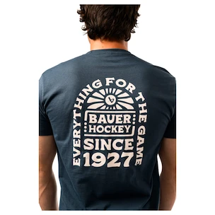 Herren T-Shirt Bauer  Graphic Tee Indigo