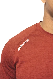 Herren T-Shirt Bauer  Team SS Tech Tee Red