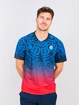 Herren T-Shirt BIDI BADU  Colortwist Tee Dark Blue/Red