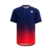 Herren T-Shirt BIDI BADU  Colortwist Tee Dark Blue/Red