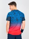 Herren T-Shirt BIDI BADU  Colortwist Tee Dark Blue/Red