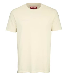 Herren T-Shirt CCM Core SS Tee Unbleached