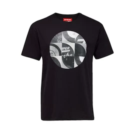 Herren T-Shirt CCM NOSTALGIA PUCKS S/S TEE SR Black