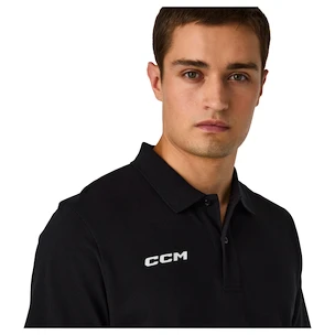 Herren T-Shirt CCM  Team Polo Black L