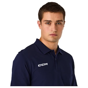 Herren T-Shirt CCM  Team Polo Navy